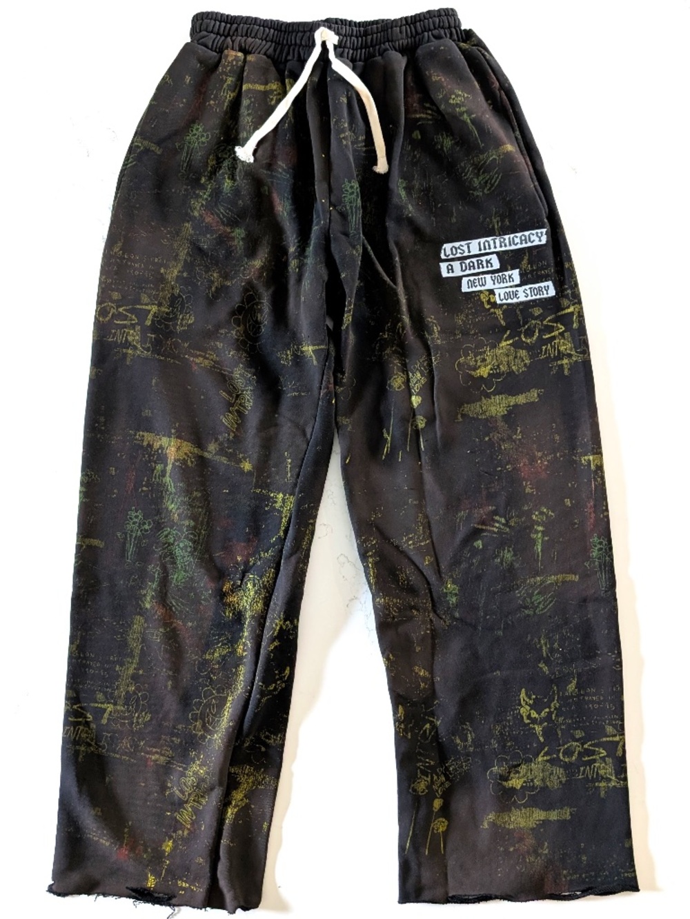 Lost Intricacy Sweatpants Decay Archive Dark New York Love Story Mens XL